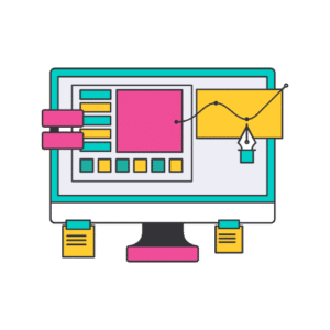 Designer Designing Computer